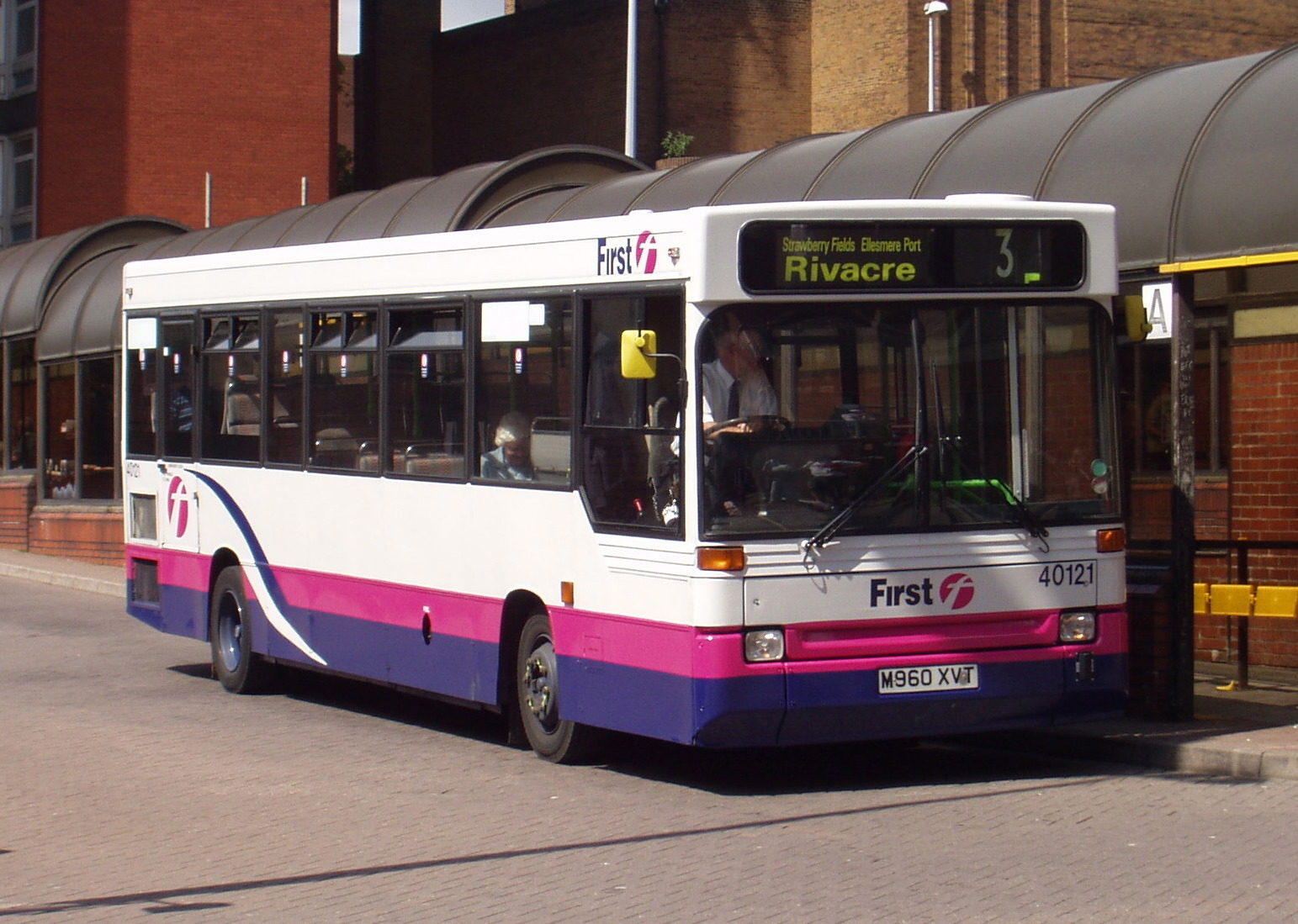 Image: CHAOS as new self-driving buses immediately crash into each other